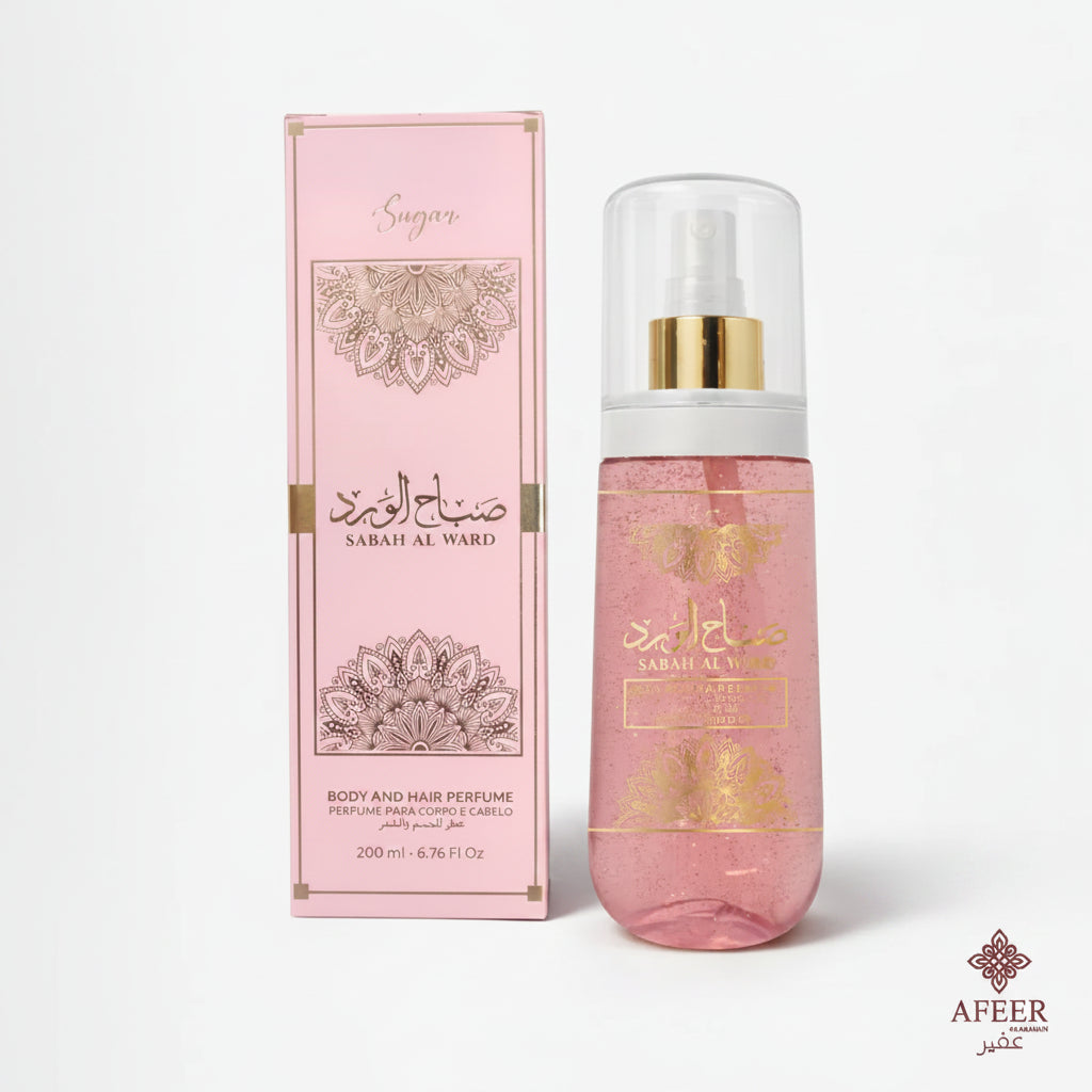 SABAH AL WARD SUGAR- AFEER - BODY SPLASH - 200ML