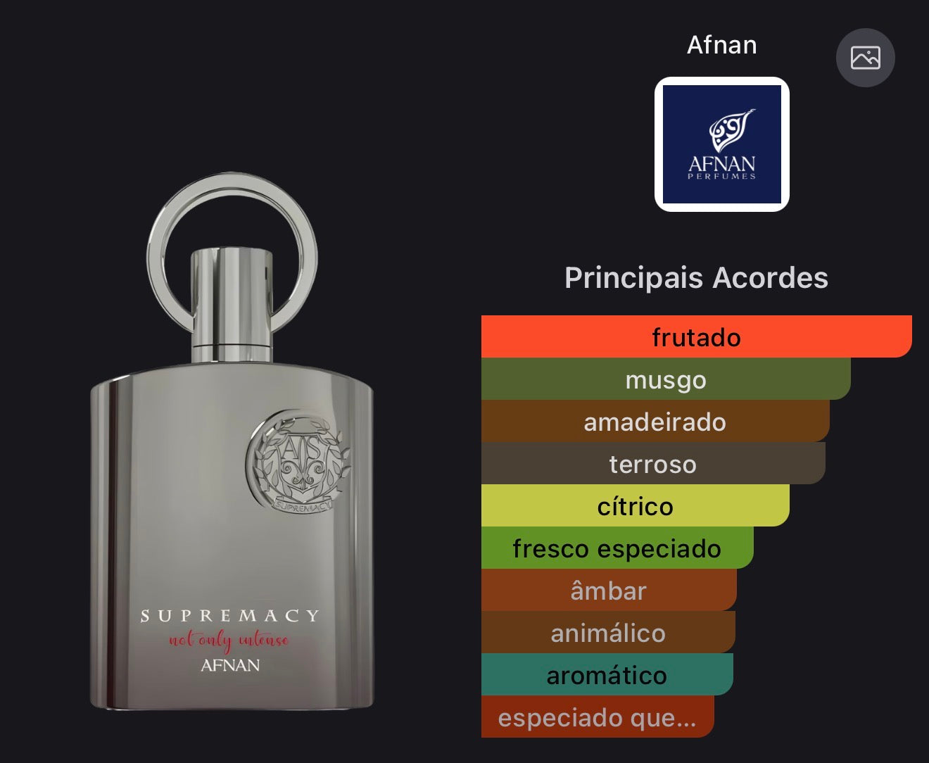 Supremacy Not Only Intense EDP Afnan 100ml