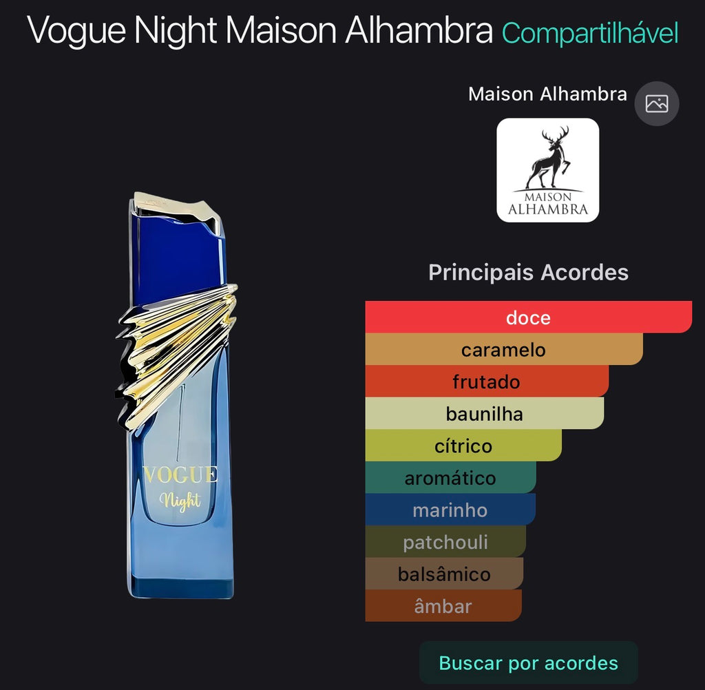 VOGUE NIGHT - MAISON ALHAMBRA - EAU DE PARFUM - 100ML