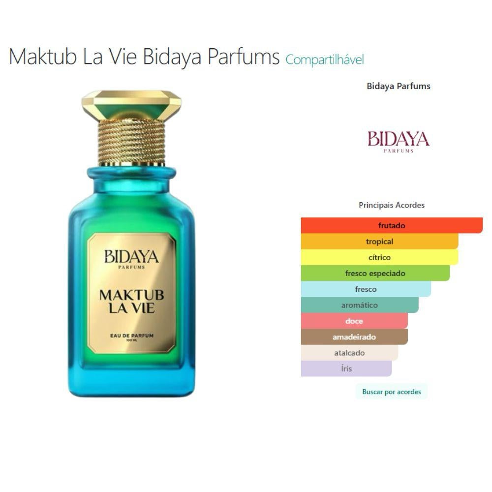 MAKTUB LA VIE - BIDAYA - EAU DE PARFUM - 100ML