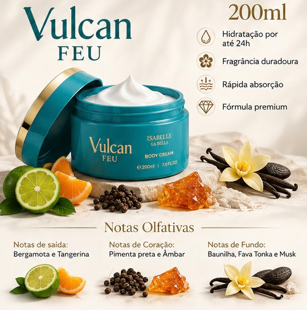Vulcan Feu La Belle Body Cream 200ml