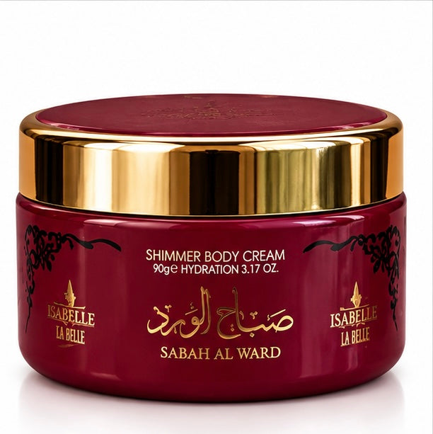 Sabah Al Ward Shimmer La Belle Body Cream 90g