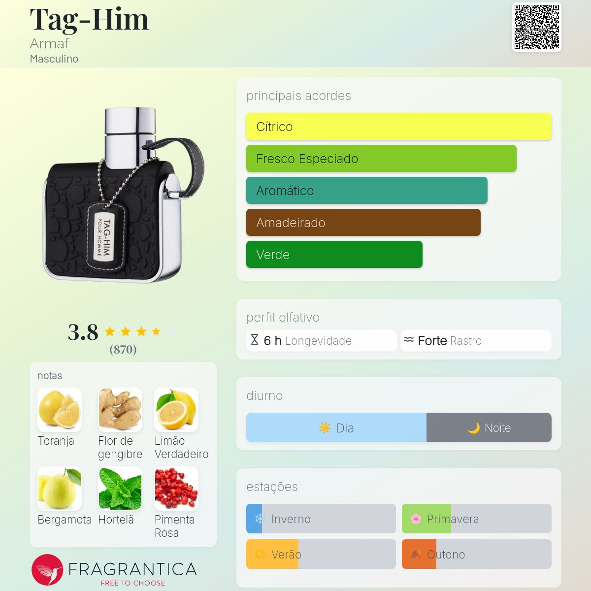Tag-Him Eau de Toillete 100ml