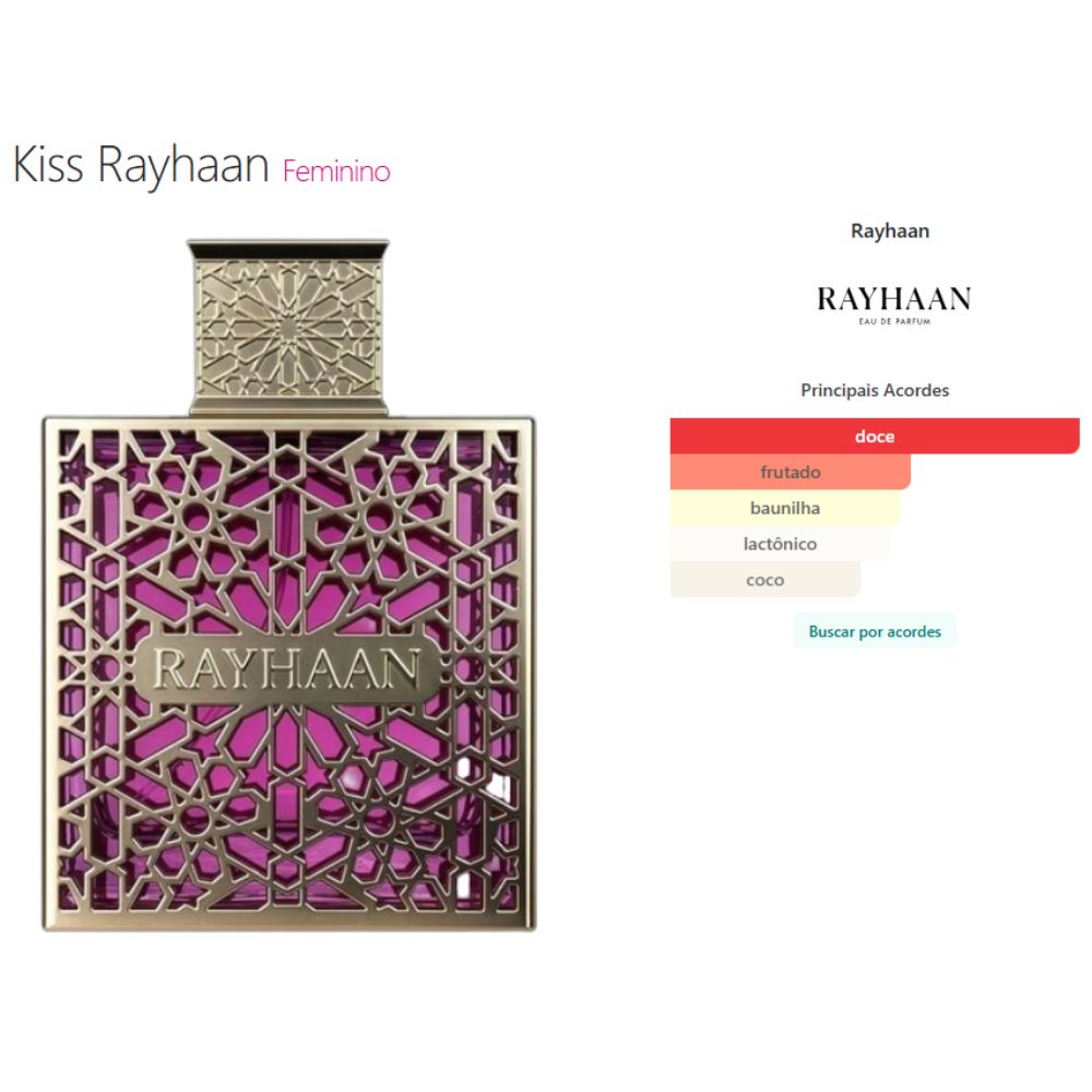 KISS - RAYHAAN - EAU DE PARFUM  -100ML