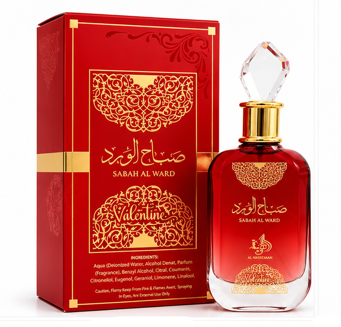 Sabah Al Ward Valentine Eau de Parfum 100ml