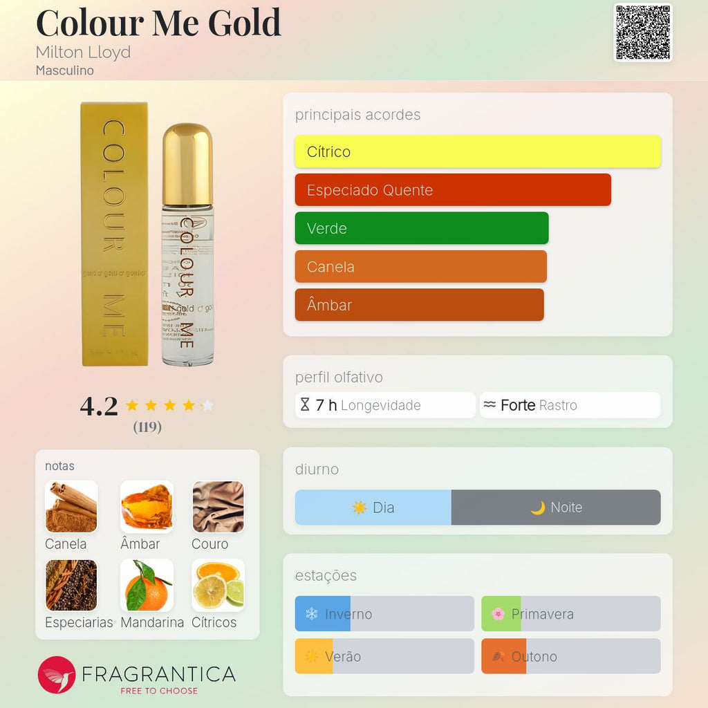 GOLD - COLOUR ME - EAU DE PARFUM - 50ML