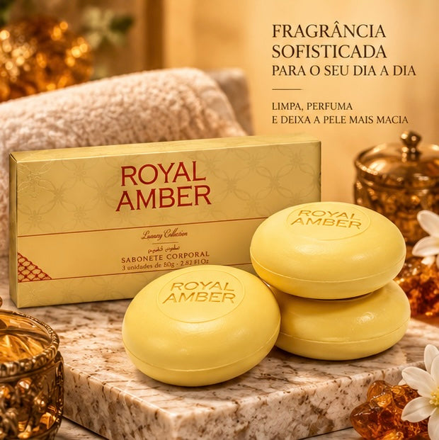 Royal Amber Afeer Sabonete Corporal 450g