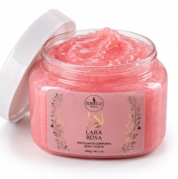 Esfoliante Corporal Isabelle La Belle Body Scrub Lara Rosa 400g