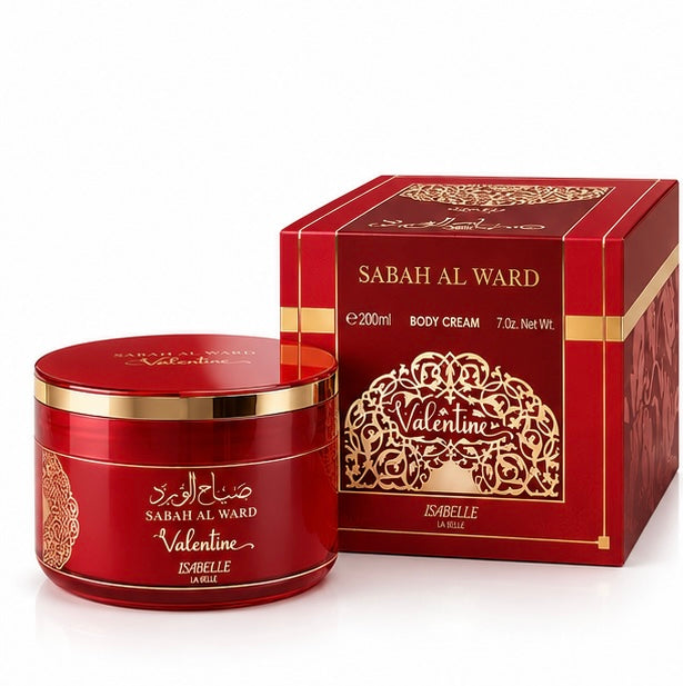 Sabah Al Ward Valentine La Belle Body Cream 200ml
