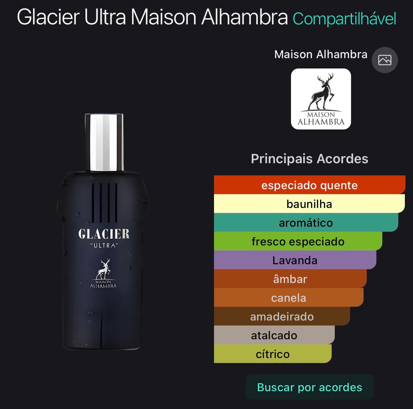 GLACIER ULTRA - MAISON ALHAMBRA - EAU DE PARFUM - 100ML