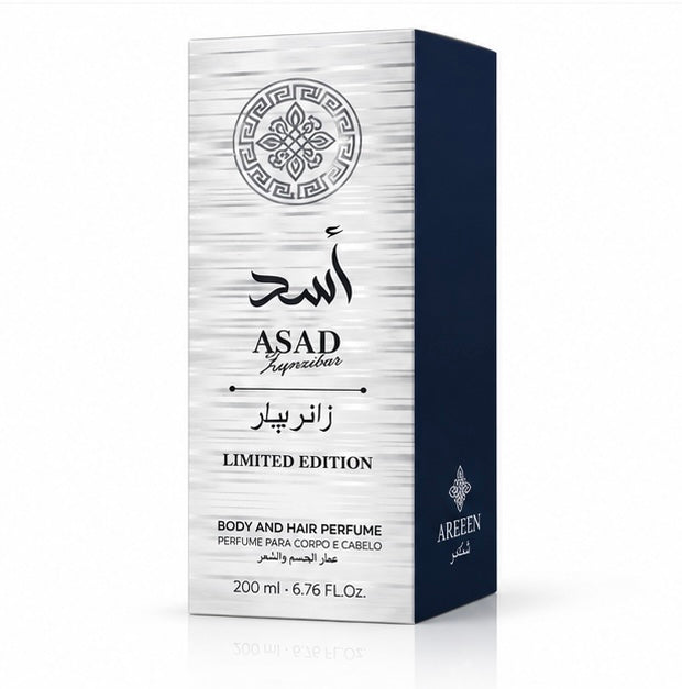 Asad Zanzibar Afeer Body And Hair 200ml