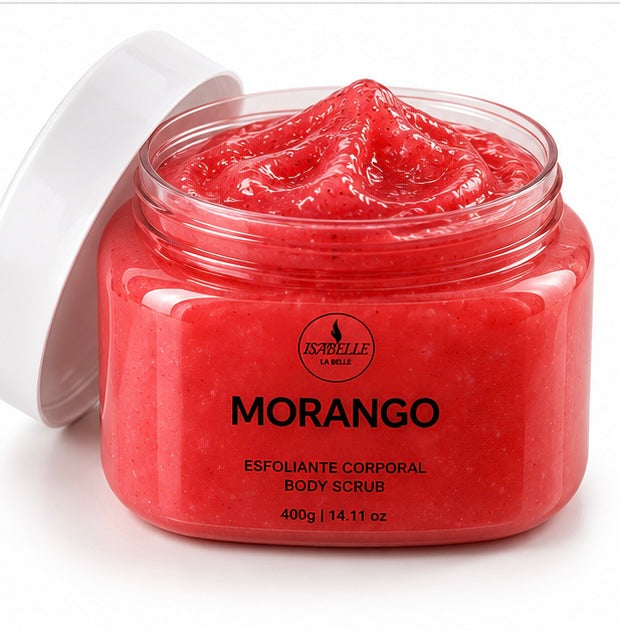 Esfoliante Corporal Isabelle La Belle Body Scrub Morango 400g