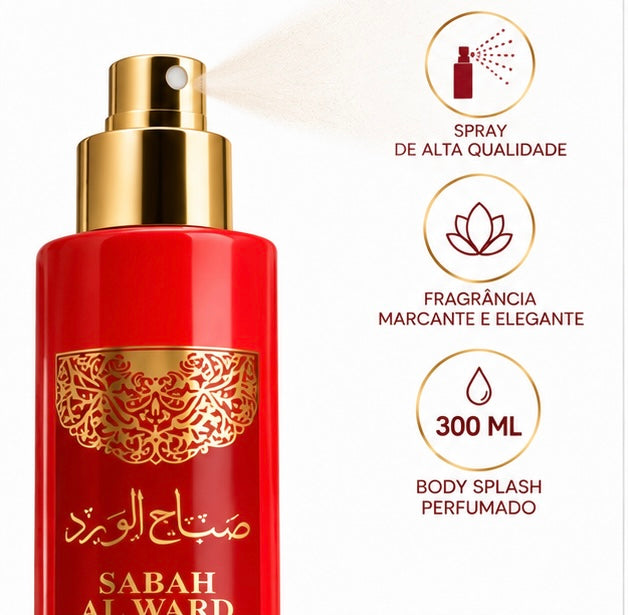Sabah Al Ward Valentine La Belle Body Splash 300ml