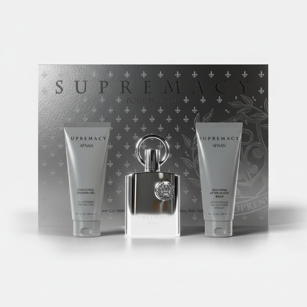 KIT SUPREMACY POUR HOMME - AFNAN - EAU DE PARFUM - 100ML + 100ML + 100ML