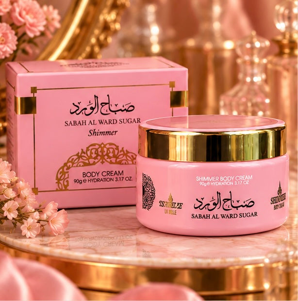Sabah Al Ward Sugar Shimmer La Belle Body Cream 90g