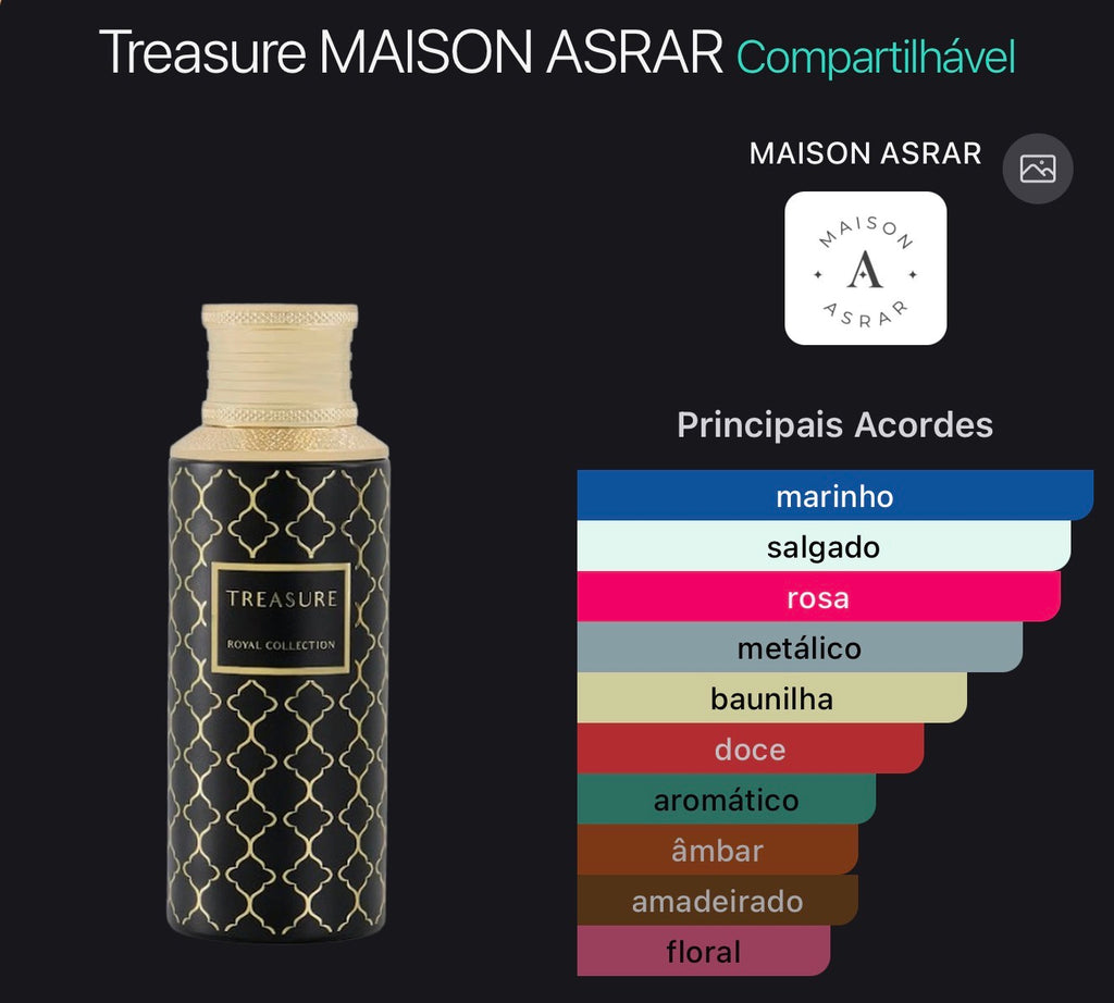 Treasure Royal Collection Maison Asrar  EDP 100ml
