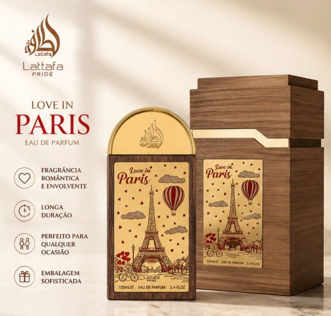 LOVE IN PARIS - LATTAFA - EAU DE PARFUM - 100ML
