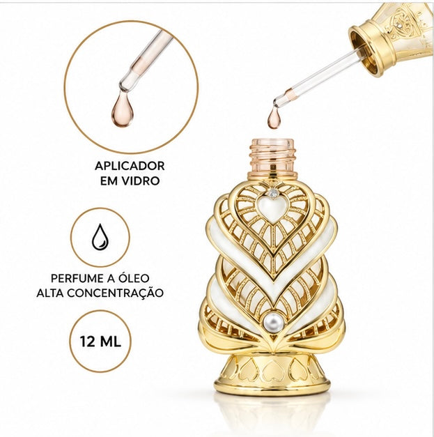 Shagaf Al Ward Óleo Perfumado Concentrado 12ml