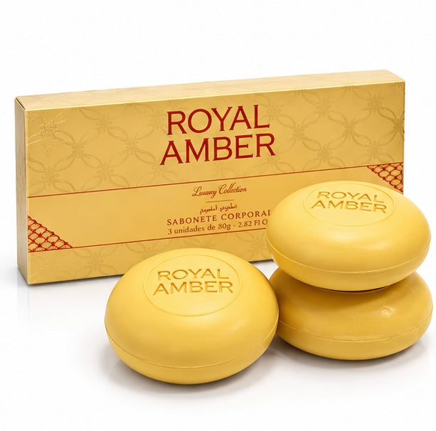 Royal Amber Afeer Sabonete Corporal 450g