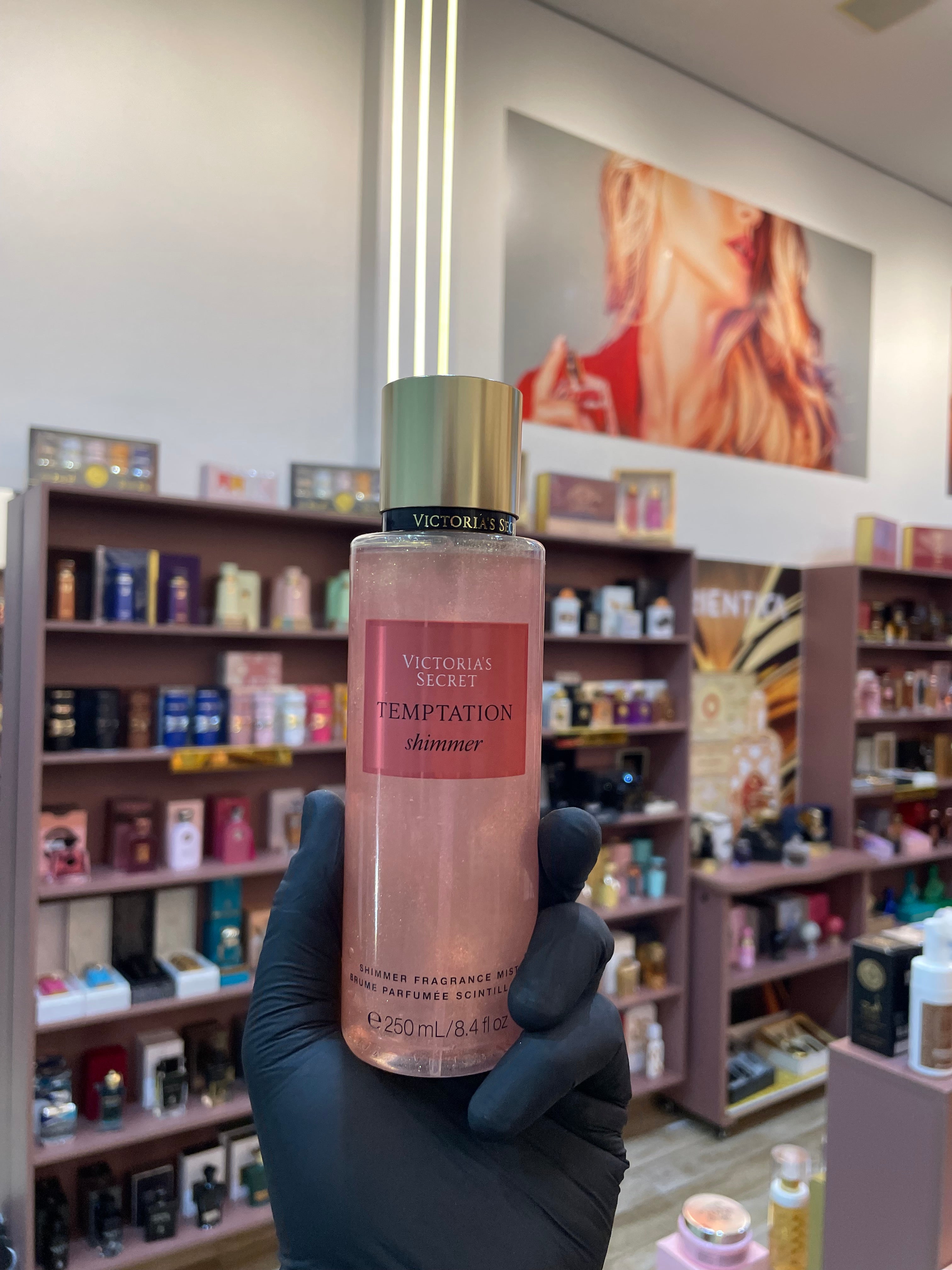 TEMPTATION SHIMMER - VICTORIA'S SECRET - BODY SPLASH - 250ML