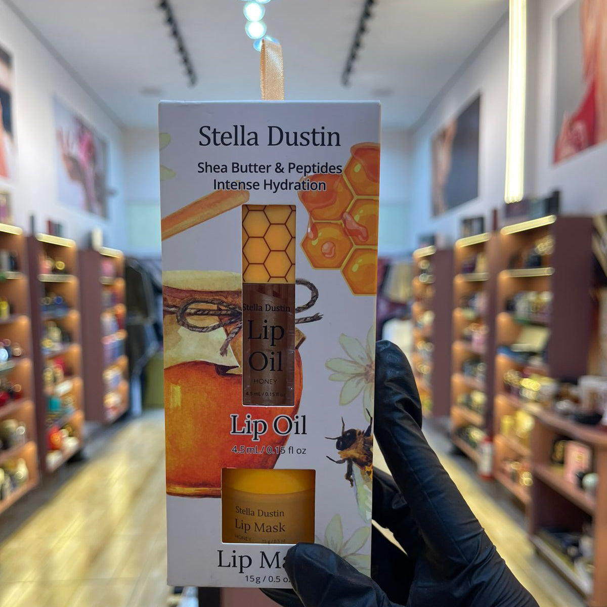 HONEY INTENSE HIDRATAÇÃO - STELLA DUSTIN - LIP OIL & LIP MASK - 15G