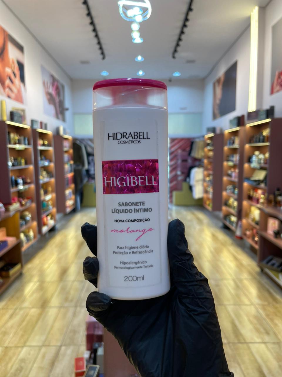 HIGIBELL MORANGO - HIDRABELL - SABONETE LIQUIDO ÍNTIMO - 200ML