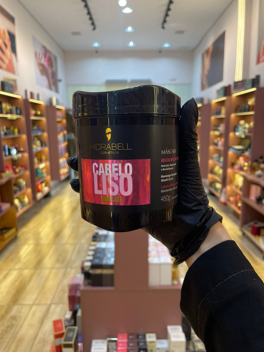 CABELO LISO ABACATE - HIDRABELL - MÁSCARA - 450G