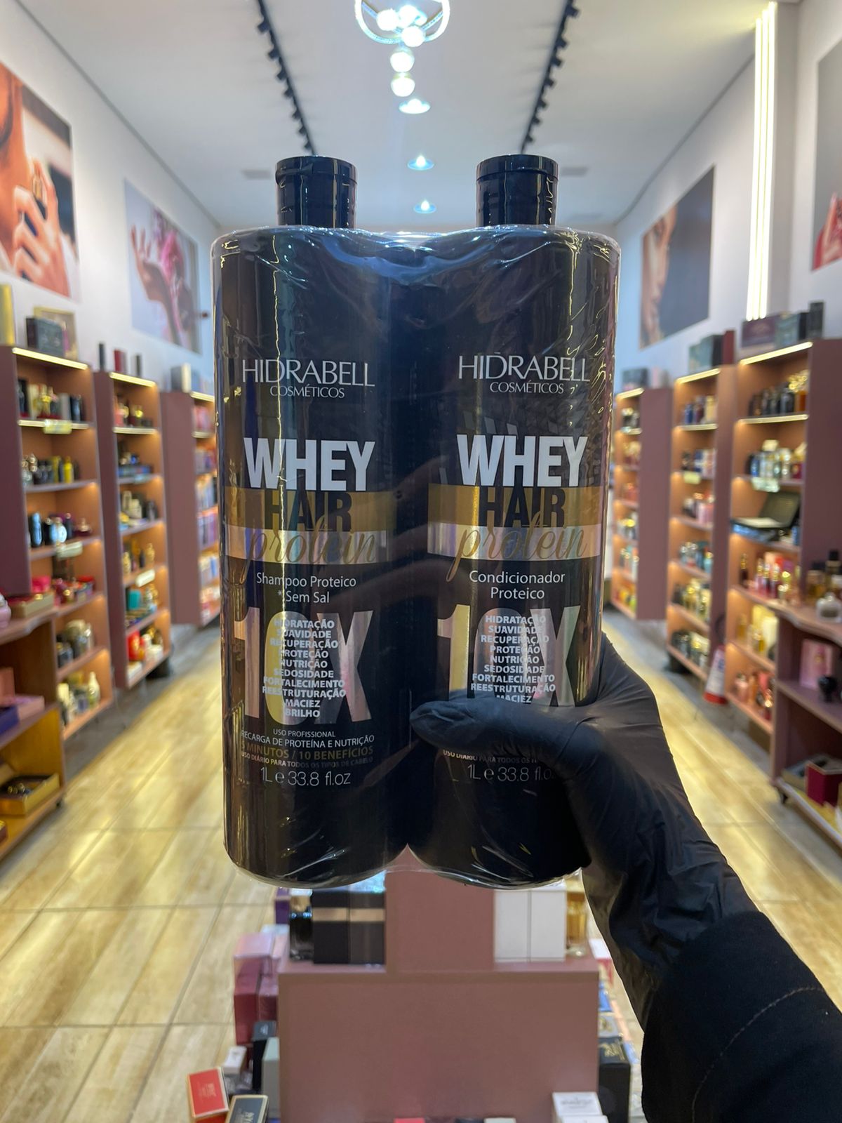 WHEY HAIR PROTEIN - HIDRABELL - SHAMPOO & CONDICIONADOR - 2L