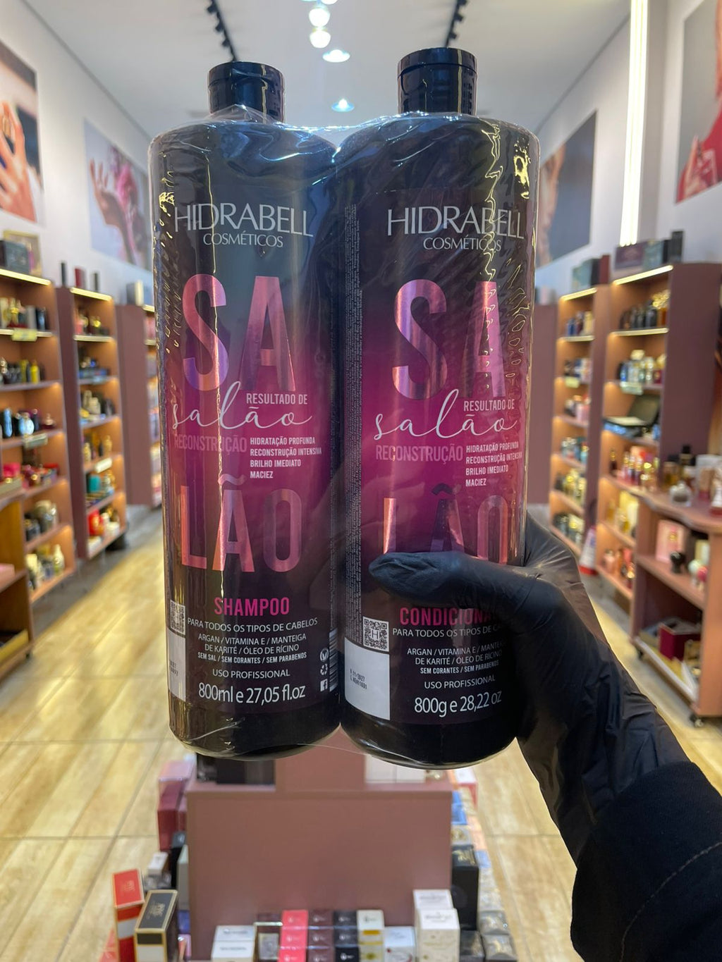 SALÃO - HIDRABELL - SHAMPOO & CONDICIONADOR - 2L