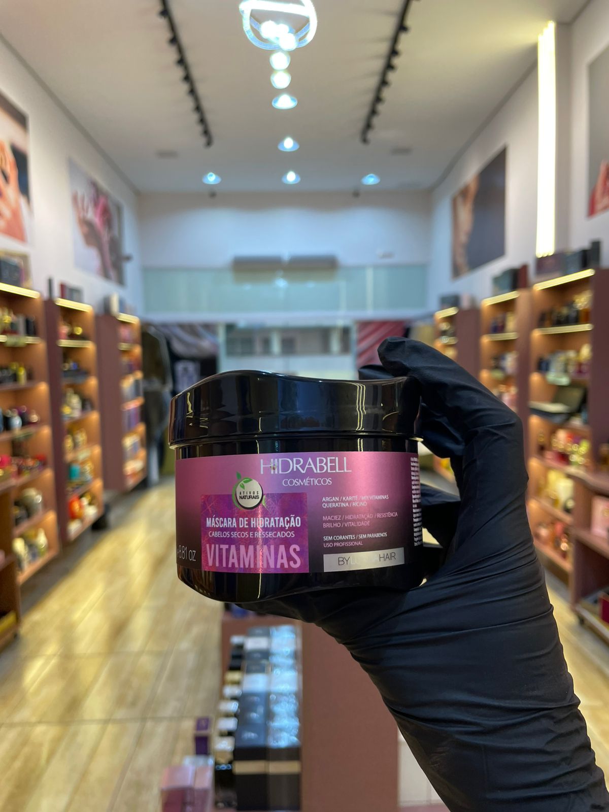VITAMINAS - HIDRABELL - MÁSCARA DE HIDRATAÇÃO - 250G