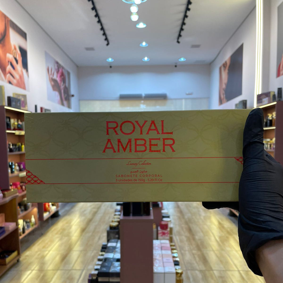 ROYAL AMBER - AFEER - SABONETE CORPORAL - 200G