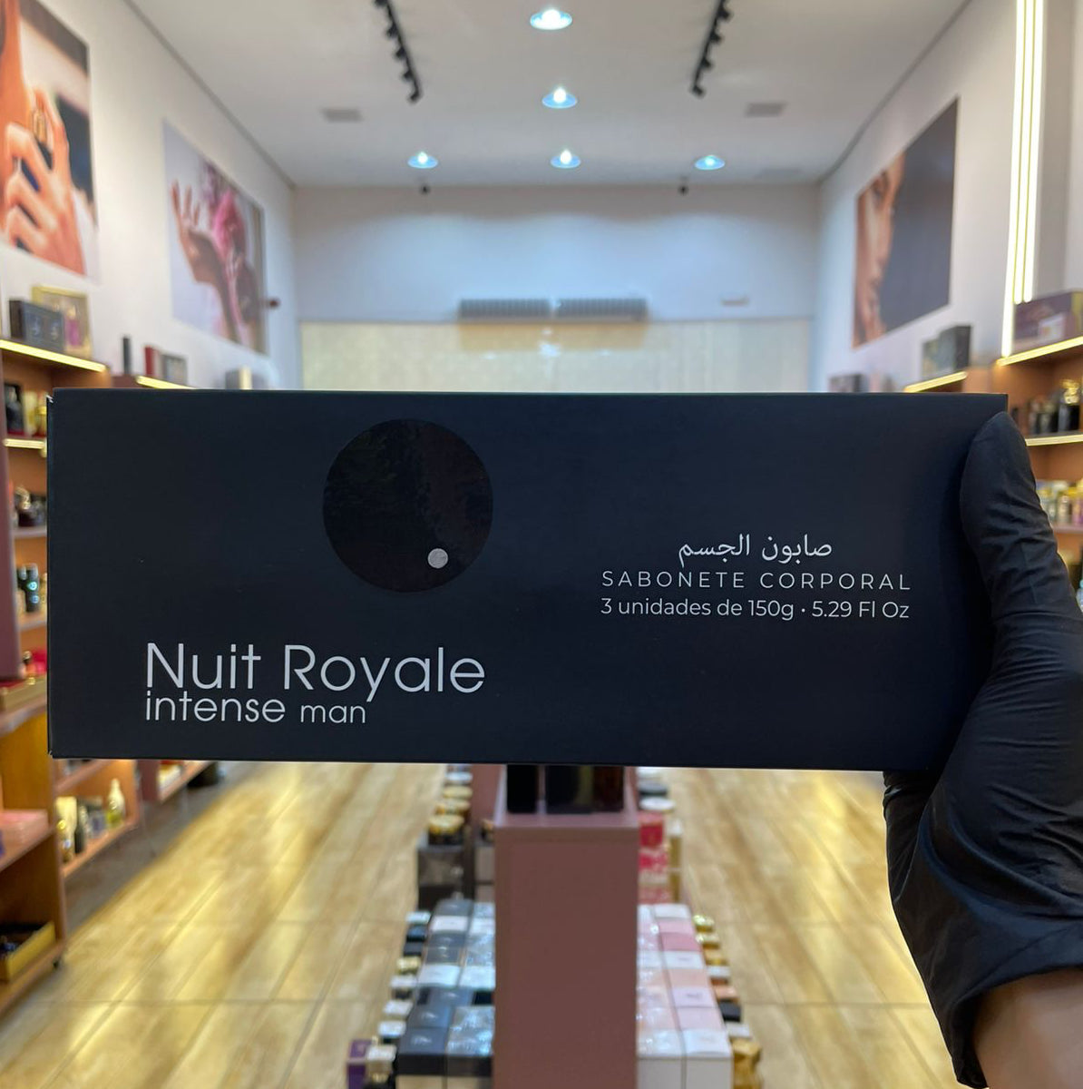 NUIT ROYALE INTENSE MAN - AFEER - SABONETE CORPORAL - 150G