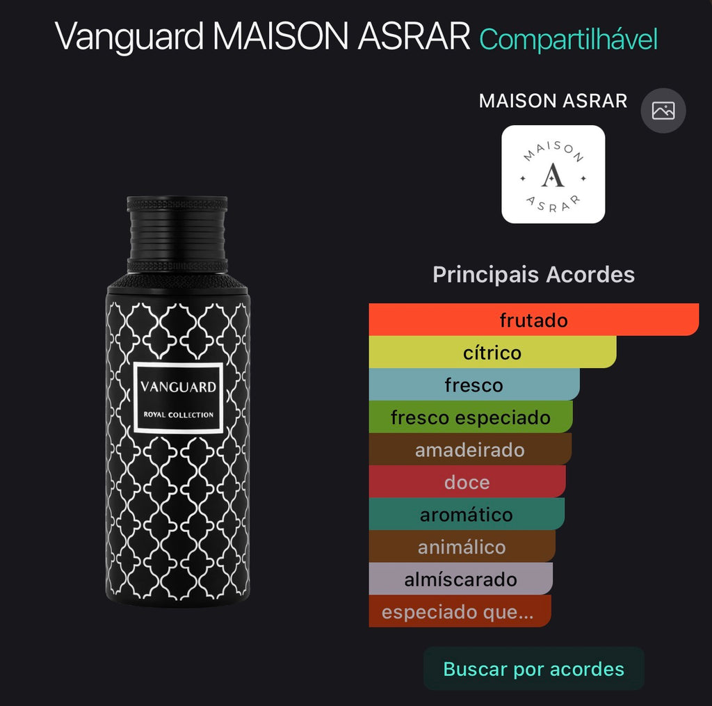 Vanguard Royal Collection Maison Asrar EDP 100ml