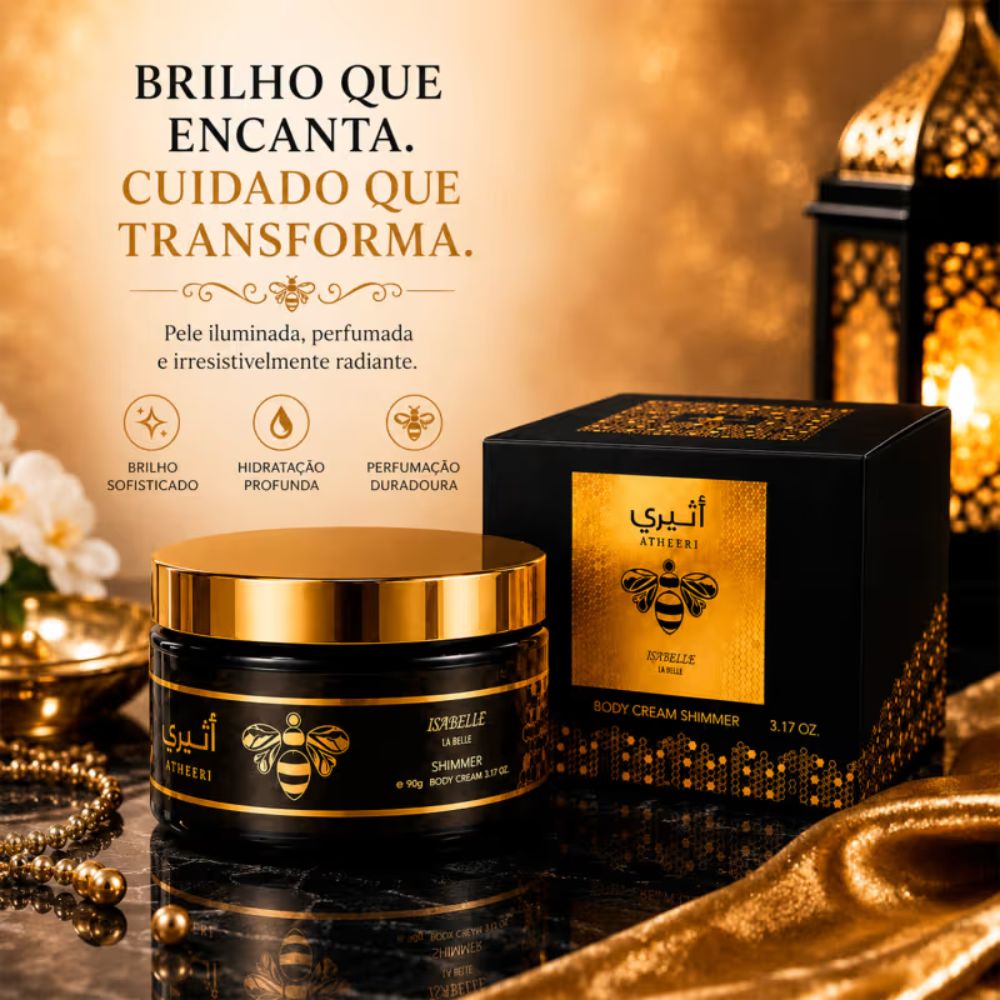 ATHEERI SHIMMER - BODY CREAM - ISABELLE LA BELLE - 90G