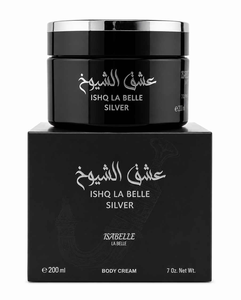 ISHQ LA BELLE SILVER - BODY CREAM - ISABELLE LA BELLE - 200ML