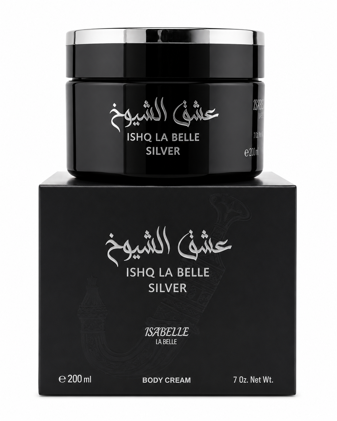 ISHQ LA BELLE SILVER - BODY CREAM - ISABELLE LA BELLE - 200ML