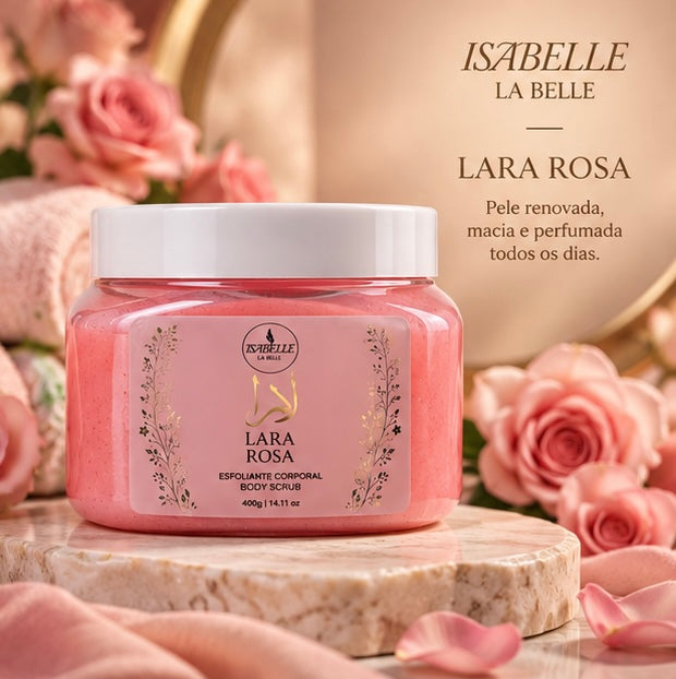 Esfoliante Corporal Isabelle La Belle Body Scrub Lara Rosa 400g