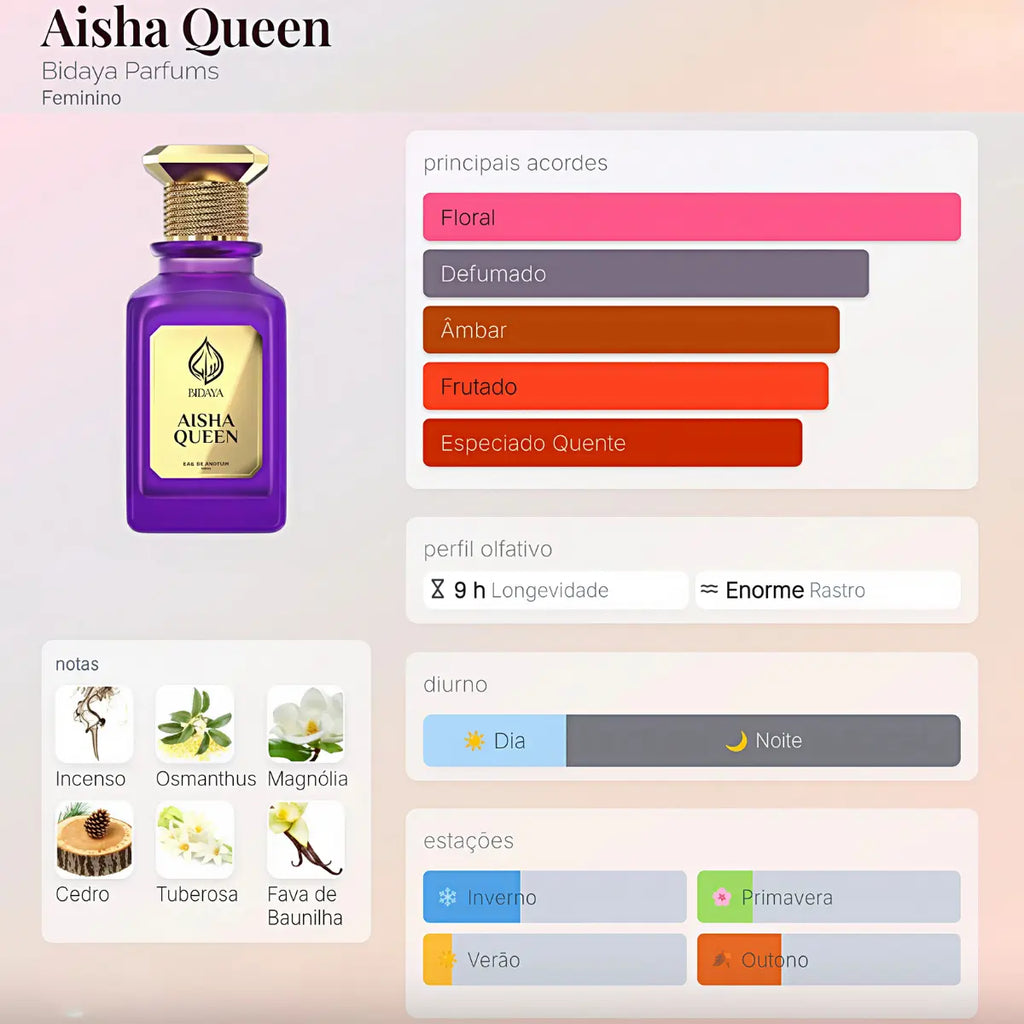 AISHA QUEEN - BIDAYA - EAU DE PARFUM - 100ML