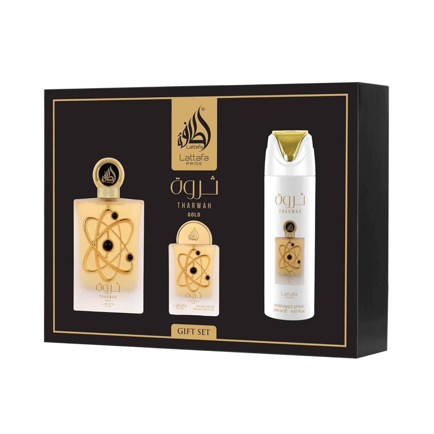 GIFT SET THARWAH GOLD - LATTAFA - EAU DE PARFUM - 320ML